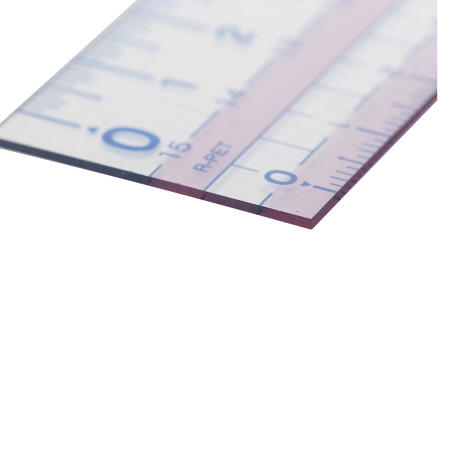 코쿠요 마나비스토 블루 GY-GBA111B 30cm 직선자 재생PET 이미지 4