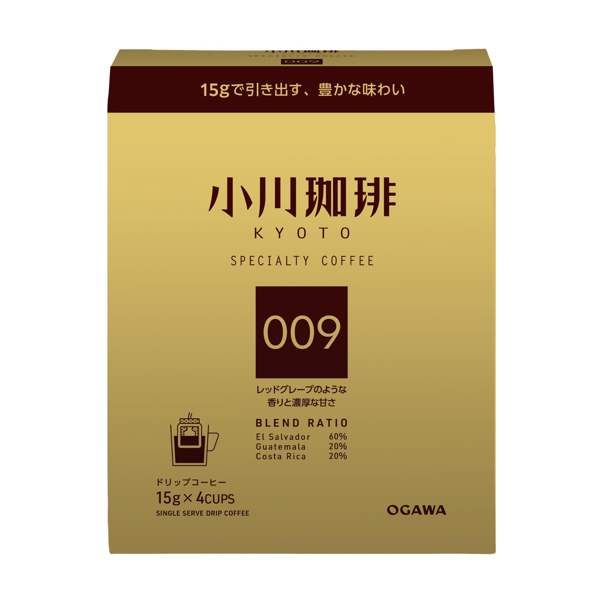 오가와커피 스페셜티 블렌드 009 드립커피 15g 8개입 스페셜티009