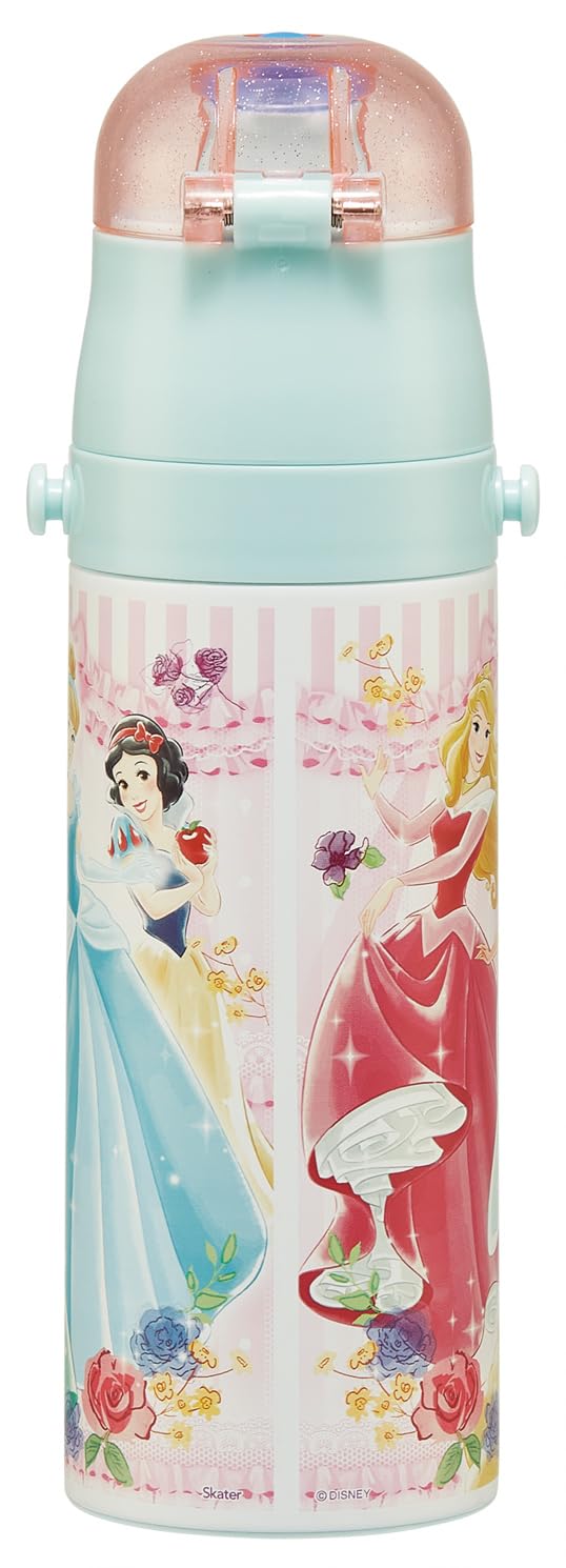 스케이터 디즈니 프린세스 470ml SDC4-A 어린이용 보냉 스테인리스 물통 이미지 5