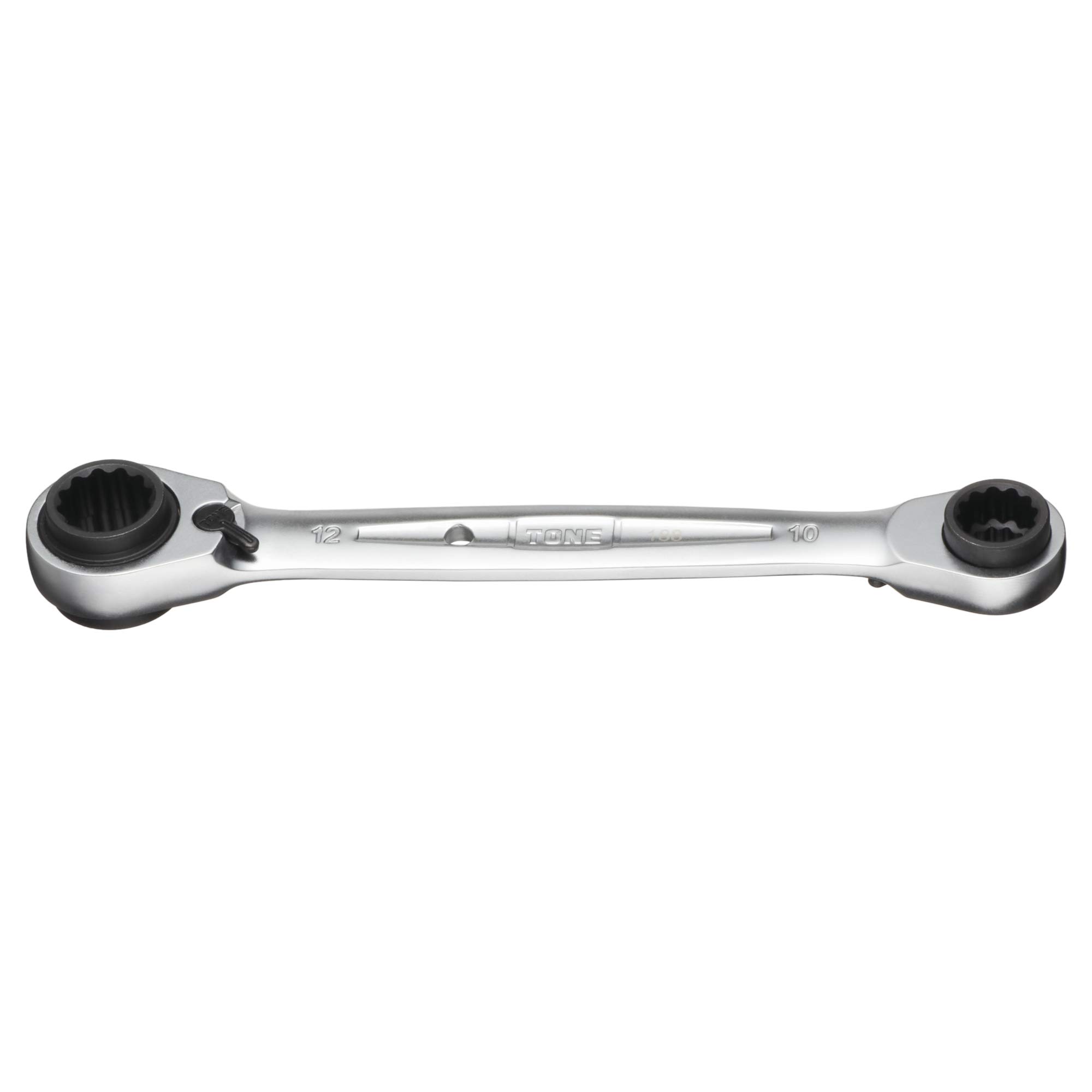 토네 4WAY 라쳇 메가네 렌치 HPRMW-0813 8-13mm 이미지 2