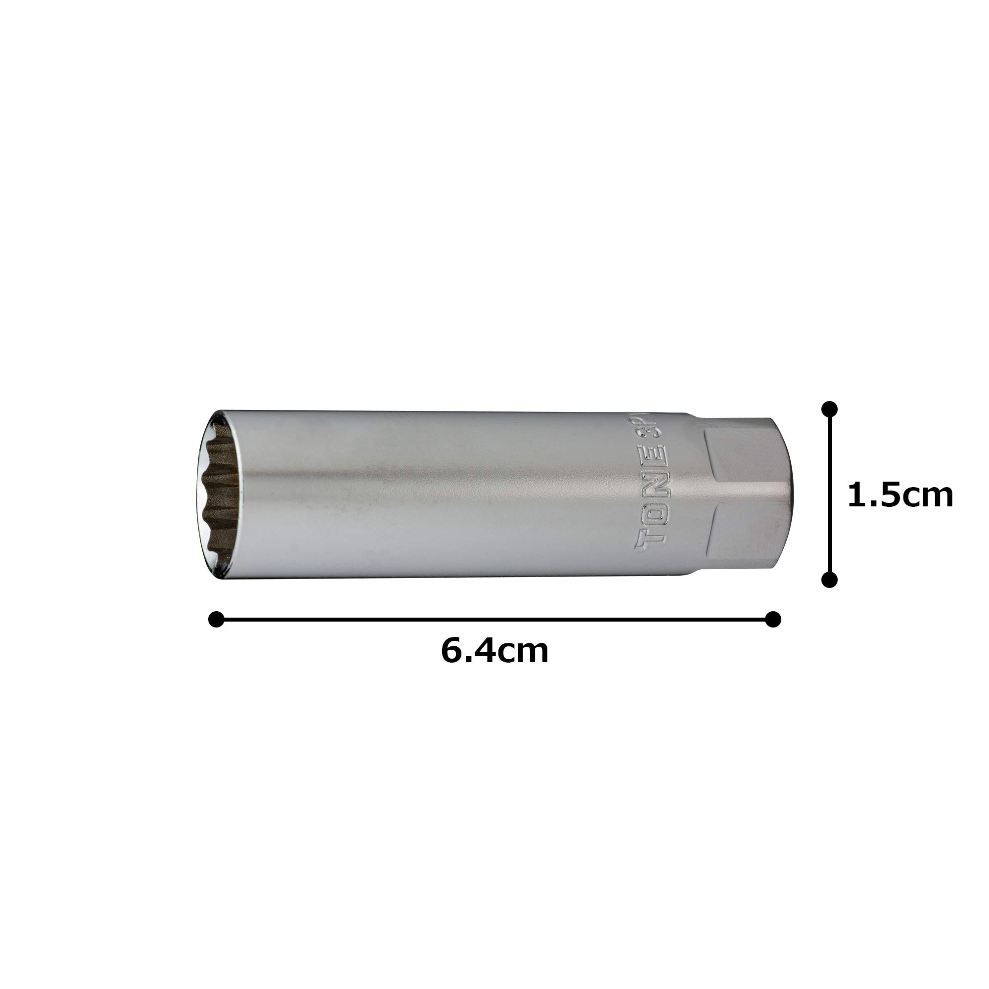 토네 3PW-14S 14mm 12각 점화플러그 소켓 9.5mm 마그네틱 이미지 5
