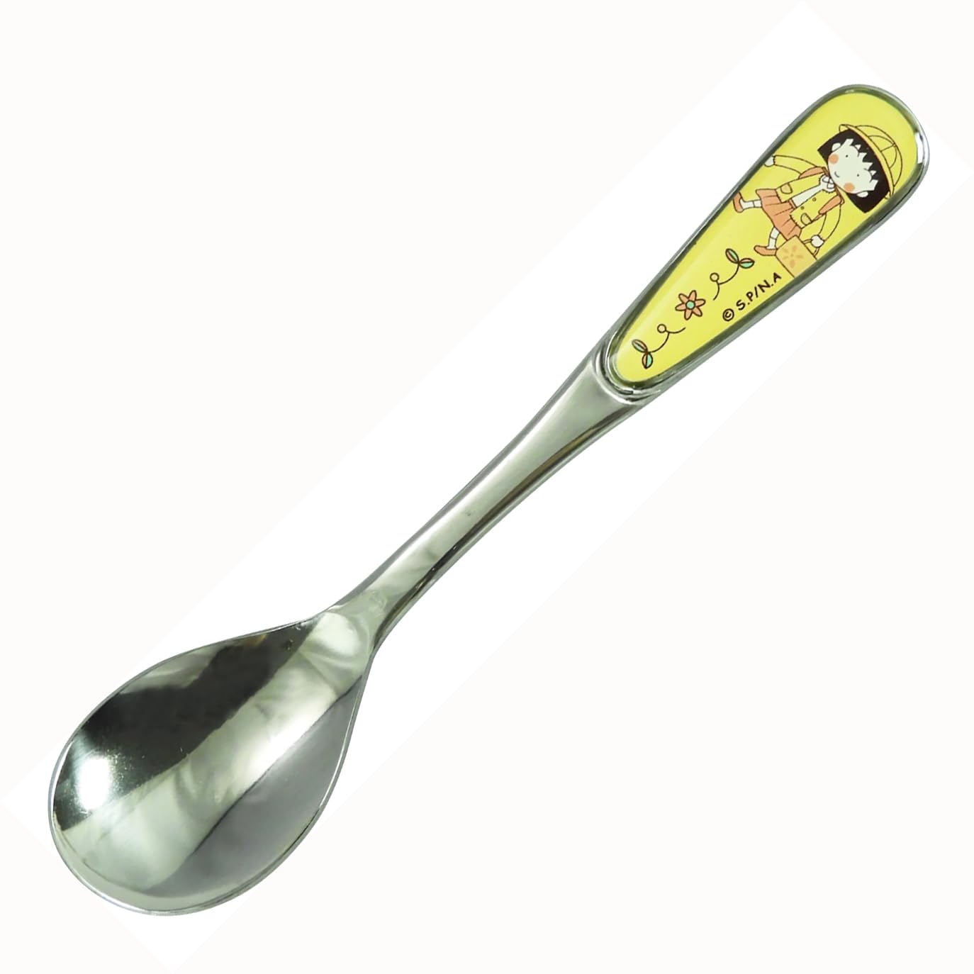 야마카 치비마루코짱 35주년 옐로우 CM41-850 13.5cm 스테인리스 스푼