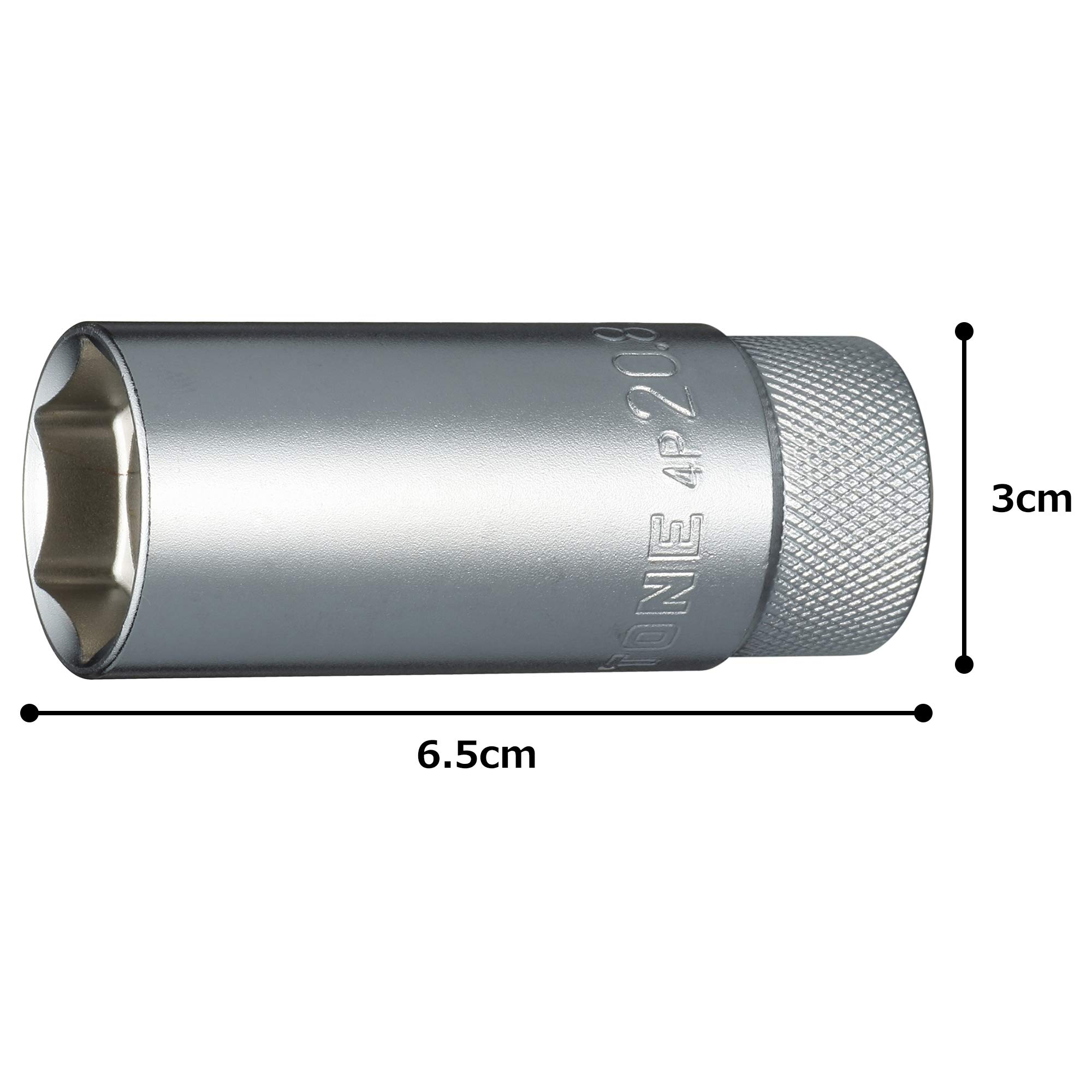 토네 HP4P-20.8 20.8mm 플러그소켓 6각 마그네틱 12.7mm 이미지 5