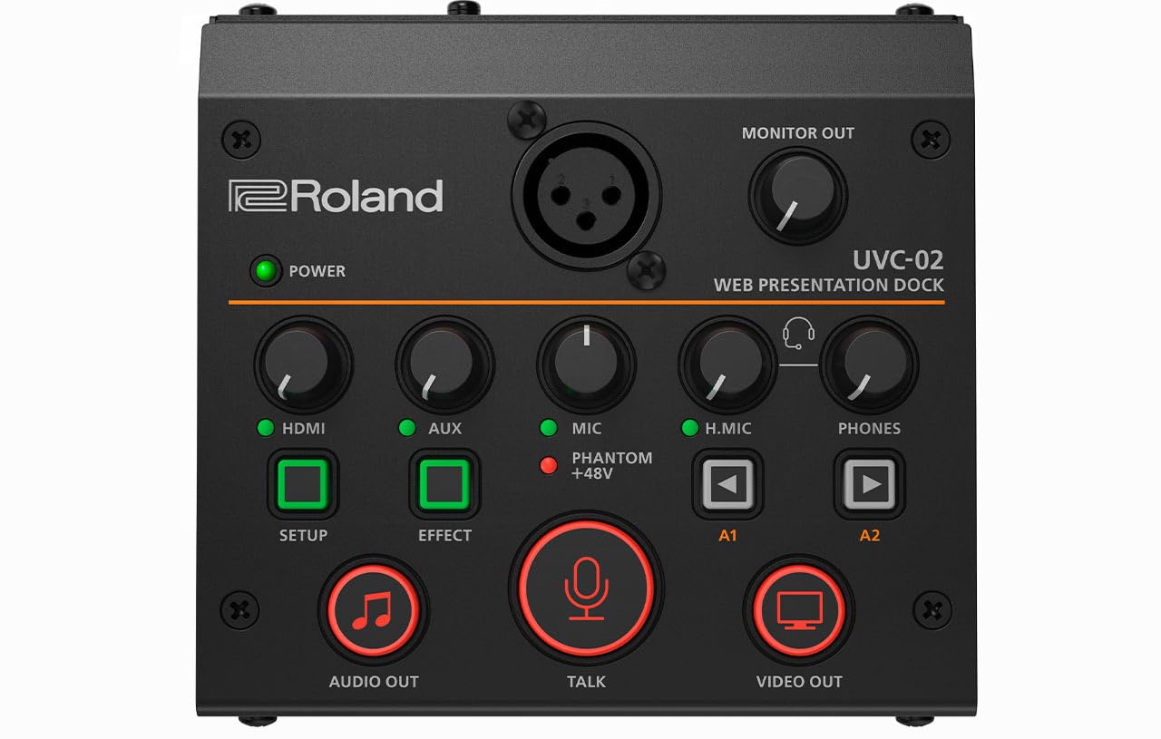 롤랜드 UVC-02 웹 프레젠테이션 독