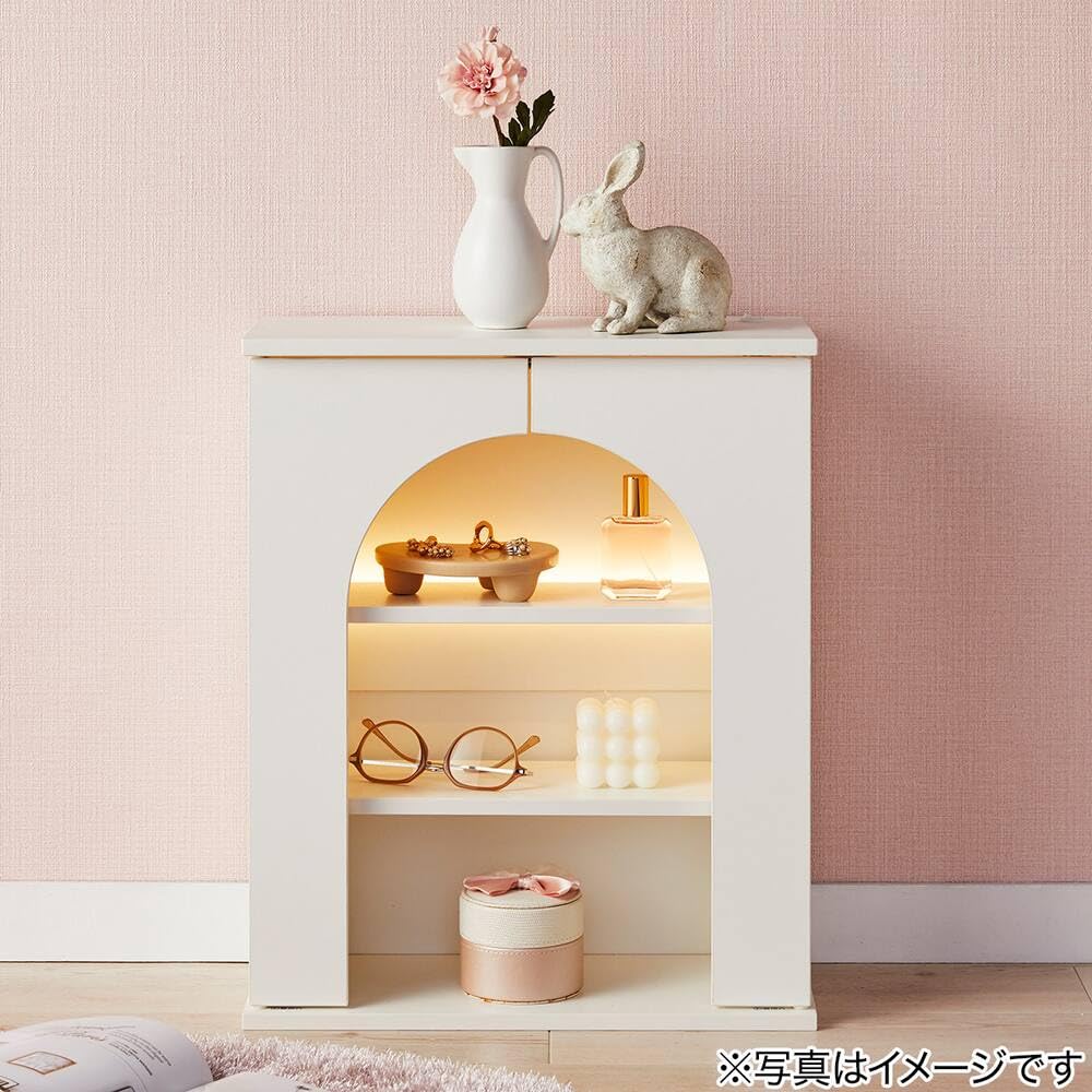 니토리 데코홈 벽난로형 디스플레이 선반 DH990A LED 조명 이미지 2