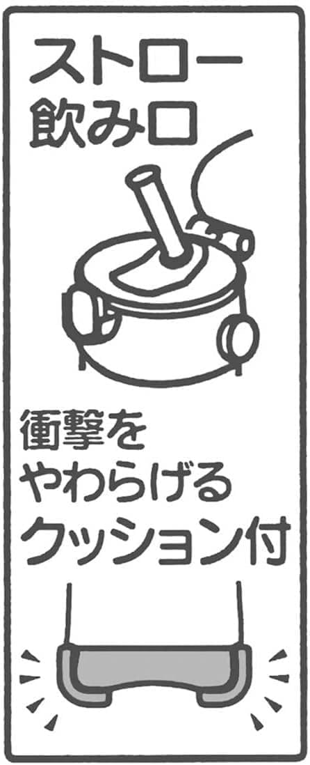 스케이터 PDSH5-A 480ml 어린이 빨대 물통 원터치 투명 실리콘 이미지 9