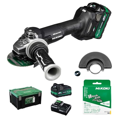 하이코키 36V 충전식 디스크 그라인더 G3610DC 2XPCBZ 100mm 블랙