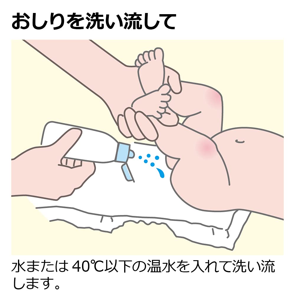 리첼 아기 엉덩이 세정기 R 130mL 블루 1개 휴대용 비데 이미지 4