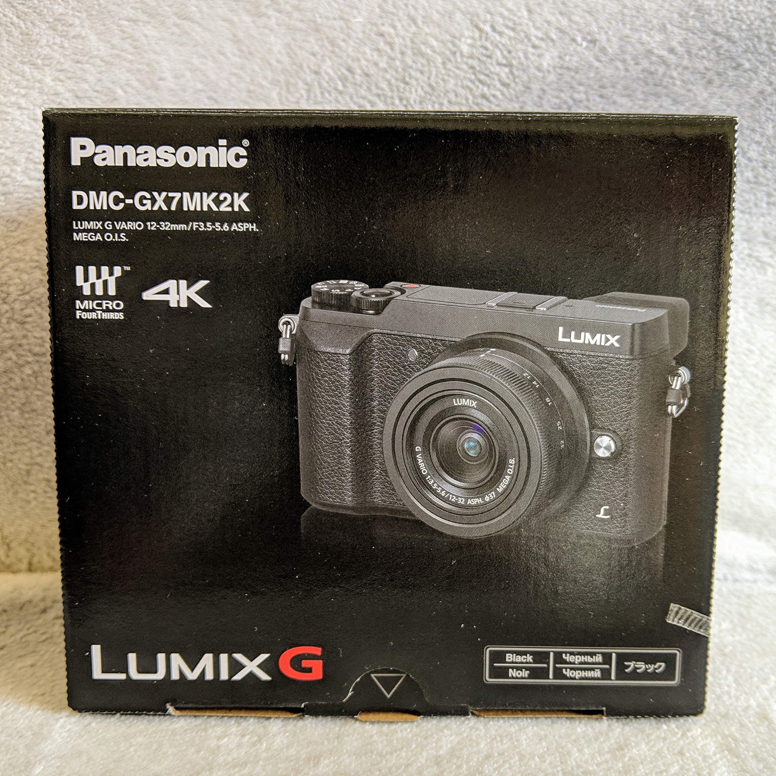 [중고] 파나소닉 루믹스 GX7MK2 DMC-GX7MK2-K 블랙 미러리스 카메라 바디 일반형