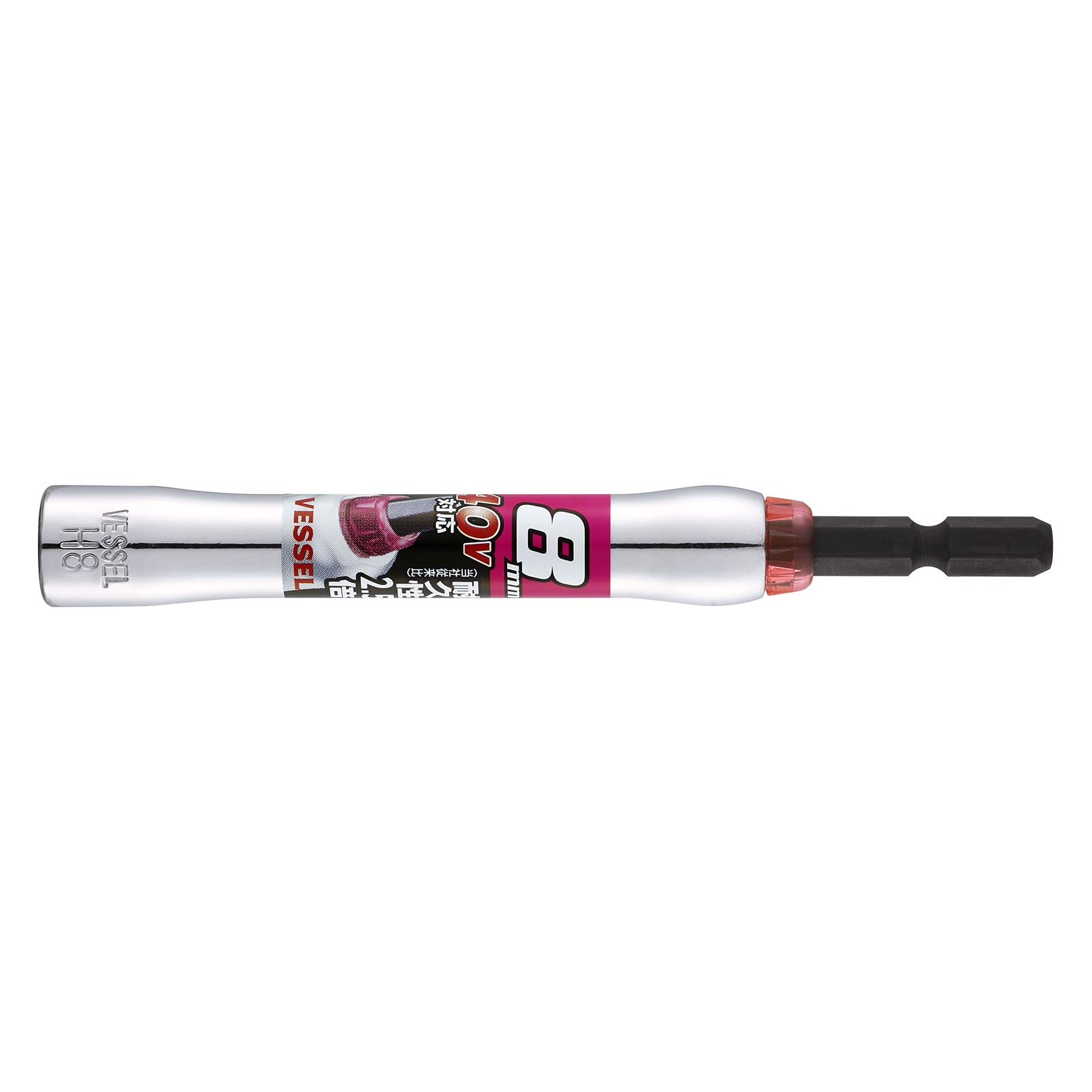 베셀 MTA200811 8mm 임팩트 소켓 미러 마감 40V 대응 이미지 1