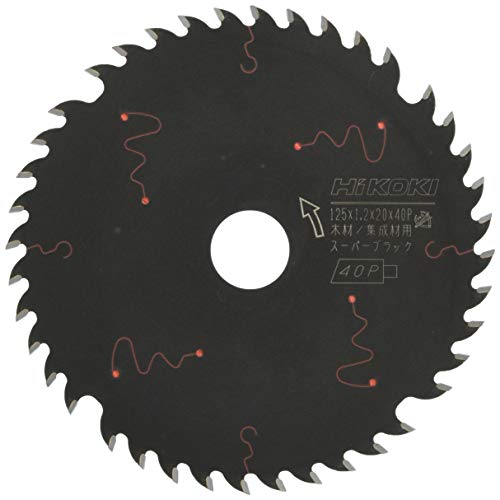 하이코키 슈퍼 칩소 블랙 0033-0063 125mm 40날 충전용 원형톱날 이미지 2
