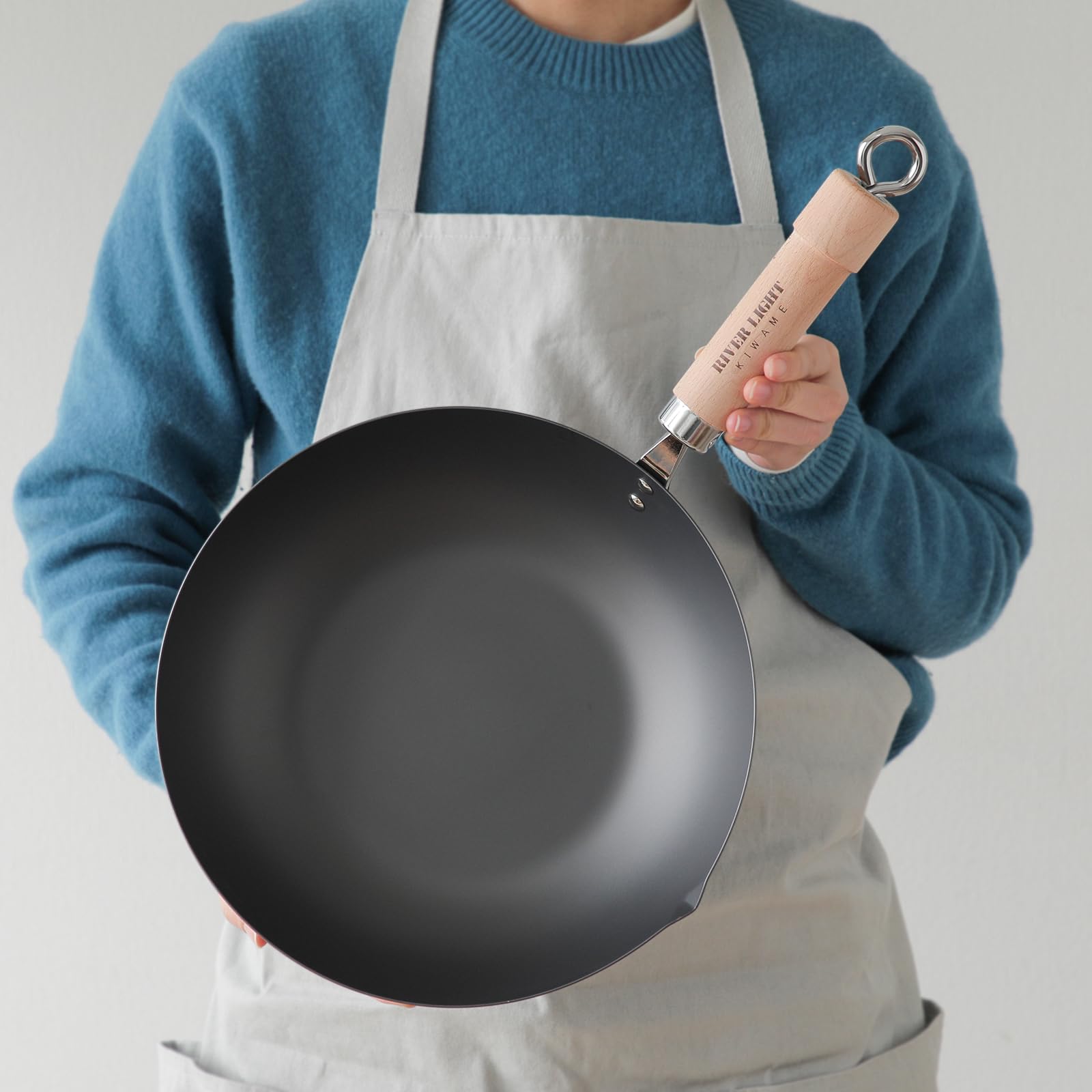 리버라이트 키와메 철 볶음팬 28cm 스타트팩 이미지 6