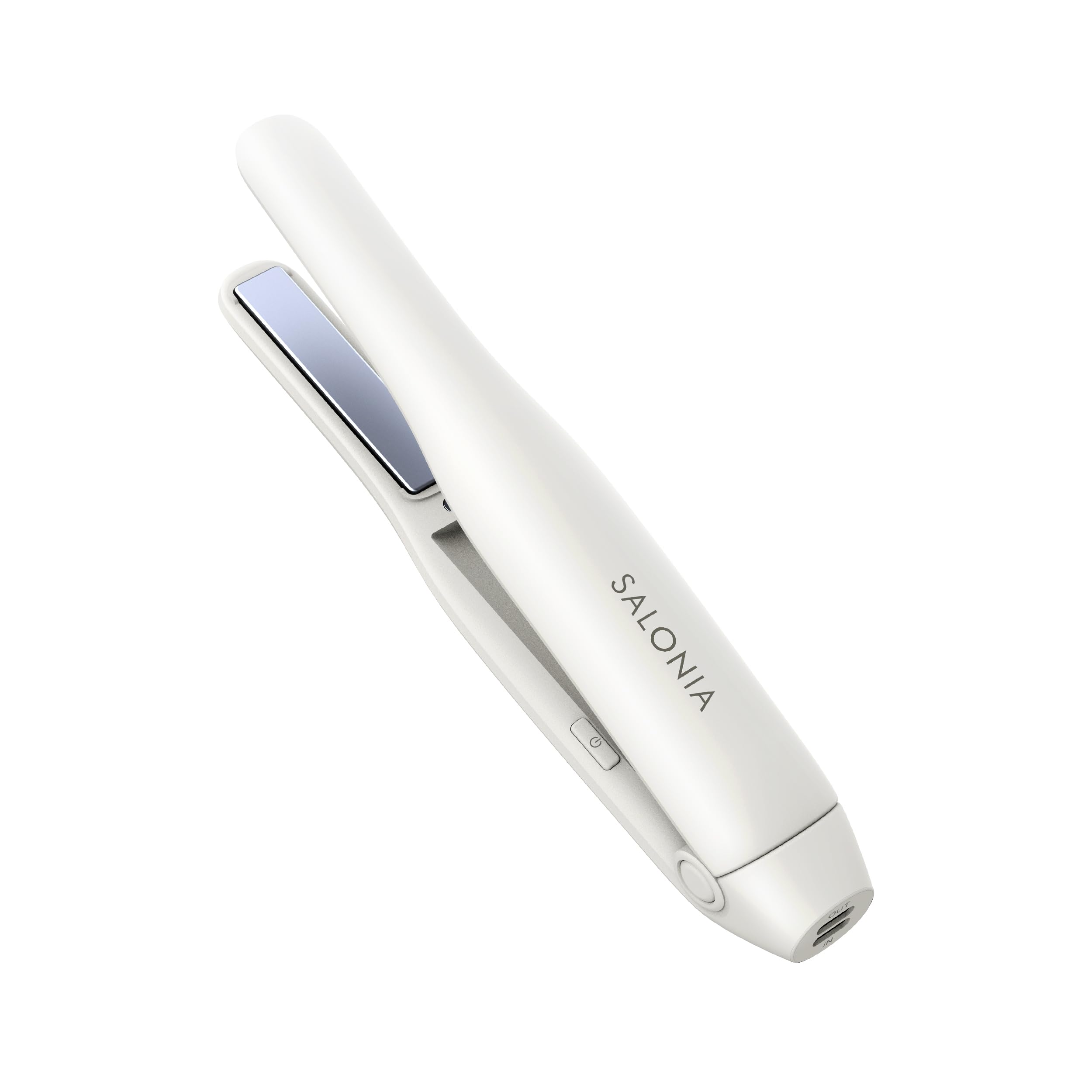 살로니아 화이트 SAL26131WH 12mm 무선 스트레이트 헤어 아이론 고데기