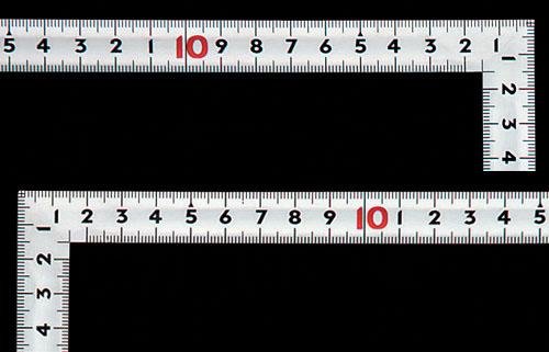 신와 실버 50cm 직각자 표리동목 JIS 10640 이미지 5