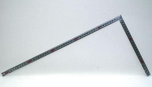 신와 실버 50cm 직각자 표리동목 JIS 10640 이미지 3
