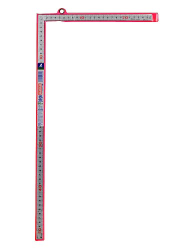 신와 실버 50cm 직각자 표리동목 JIS 10640 이미지 2