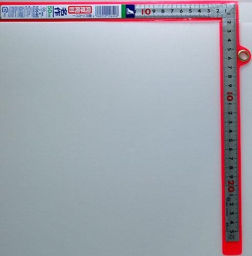 신와 실버 50cm 직각자 표리동목 JIS 10640 이미지 4