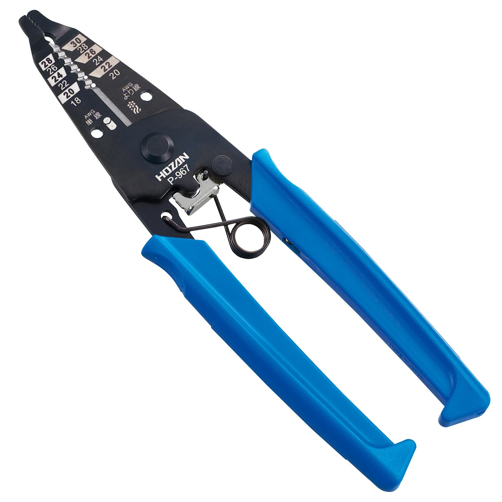 호잔 P-967 와이어 스트리퍼 163mm 세선용 스토퍼 포함