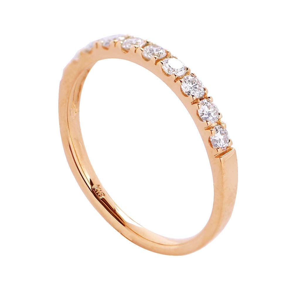교세라 하프 이터니티 다이아몬드 반지 K18 핑크골드 0.3ct 13호 이미지 3