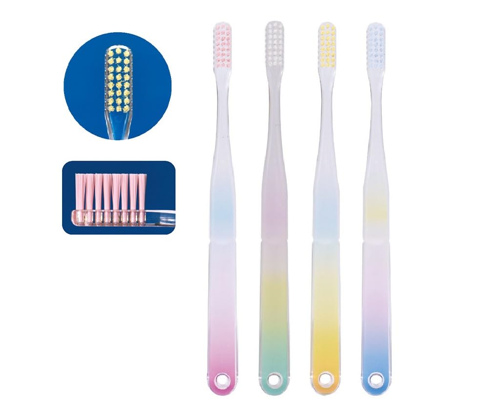 Ci메디컬 베이직레인보우 칫솔 M 보통 10입 이미지 2