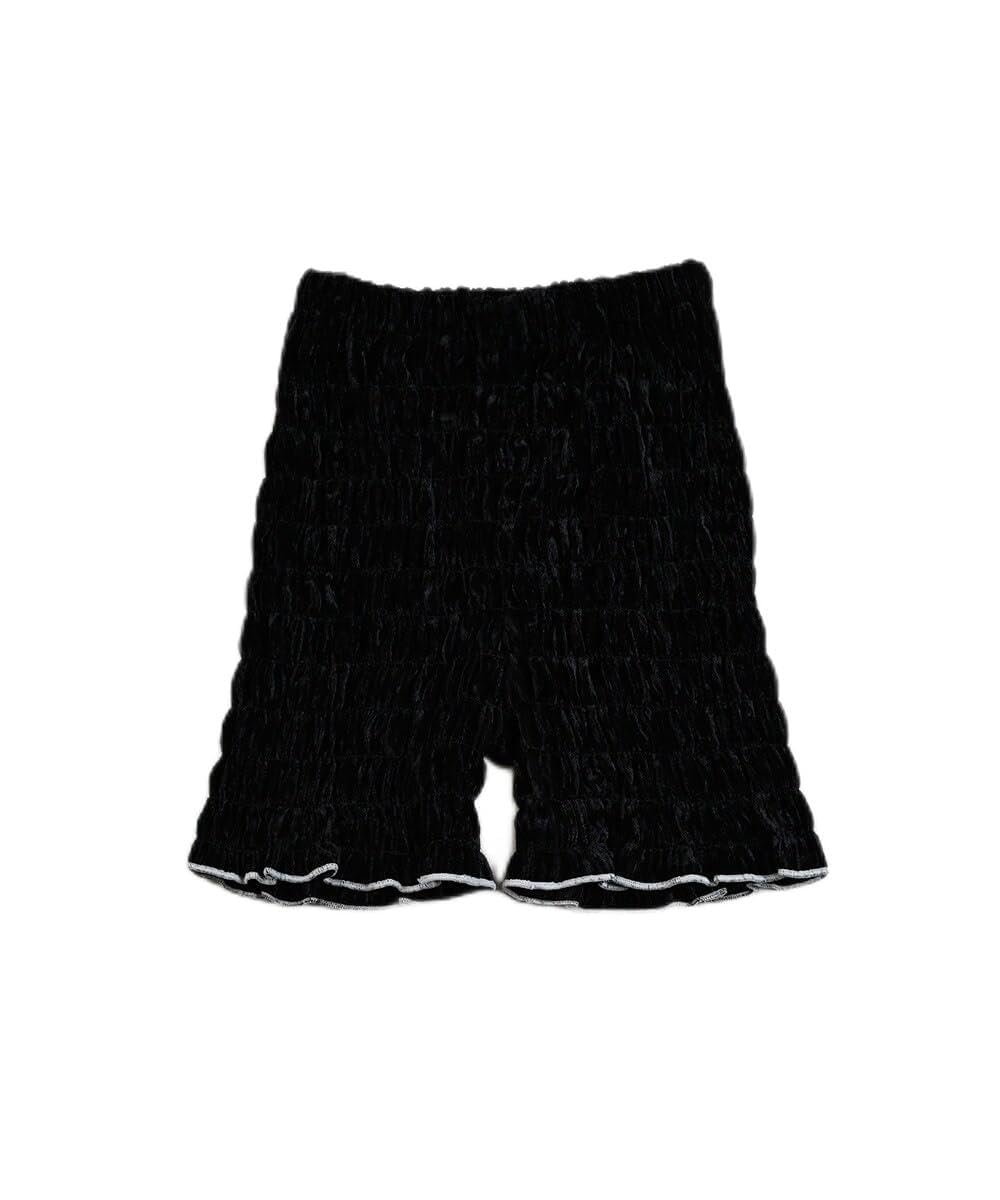 마키즈 벨로아 셔링 반바지 Ｂ９０블랙 110