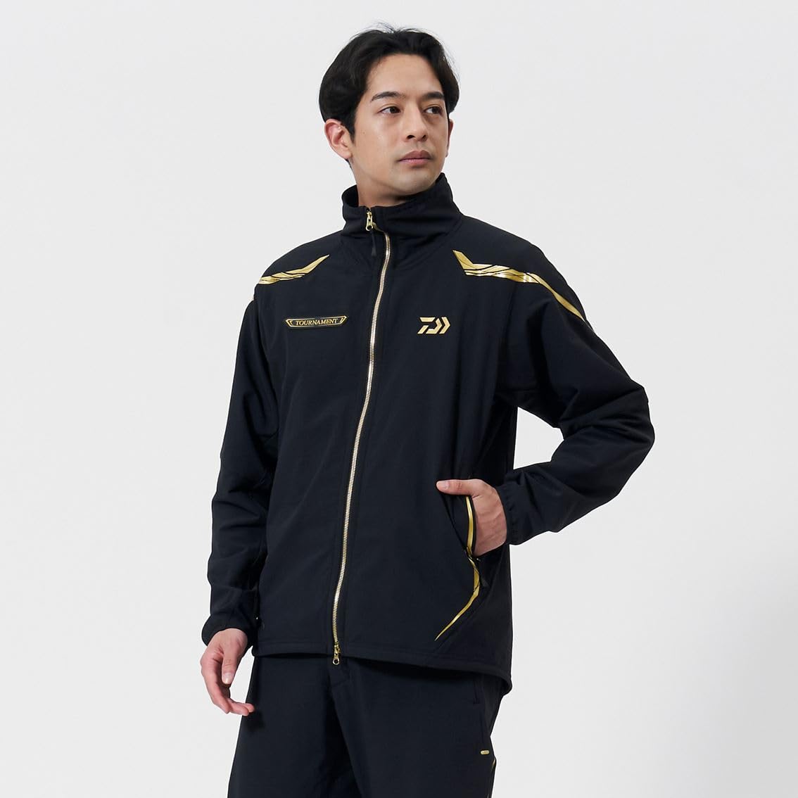 다이와 토너먼트 스톰플리스 재킷 2XL 블랙 이미지 4