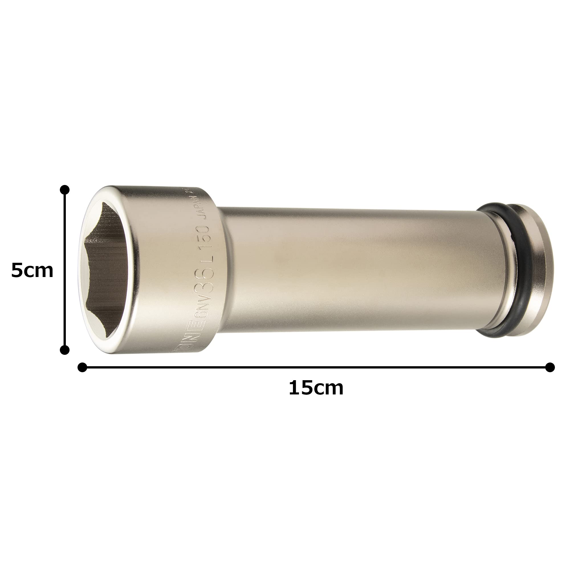 토네 6NV-36L150 36mm 임팩트 초롱 소켓 6각 19.0mm 이미지 4