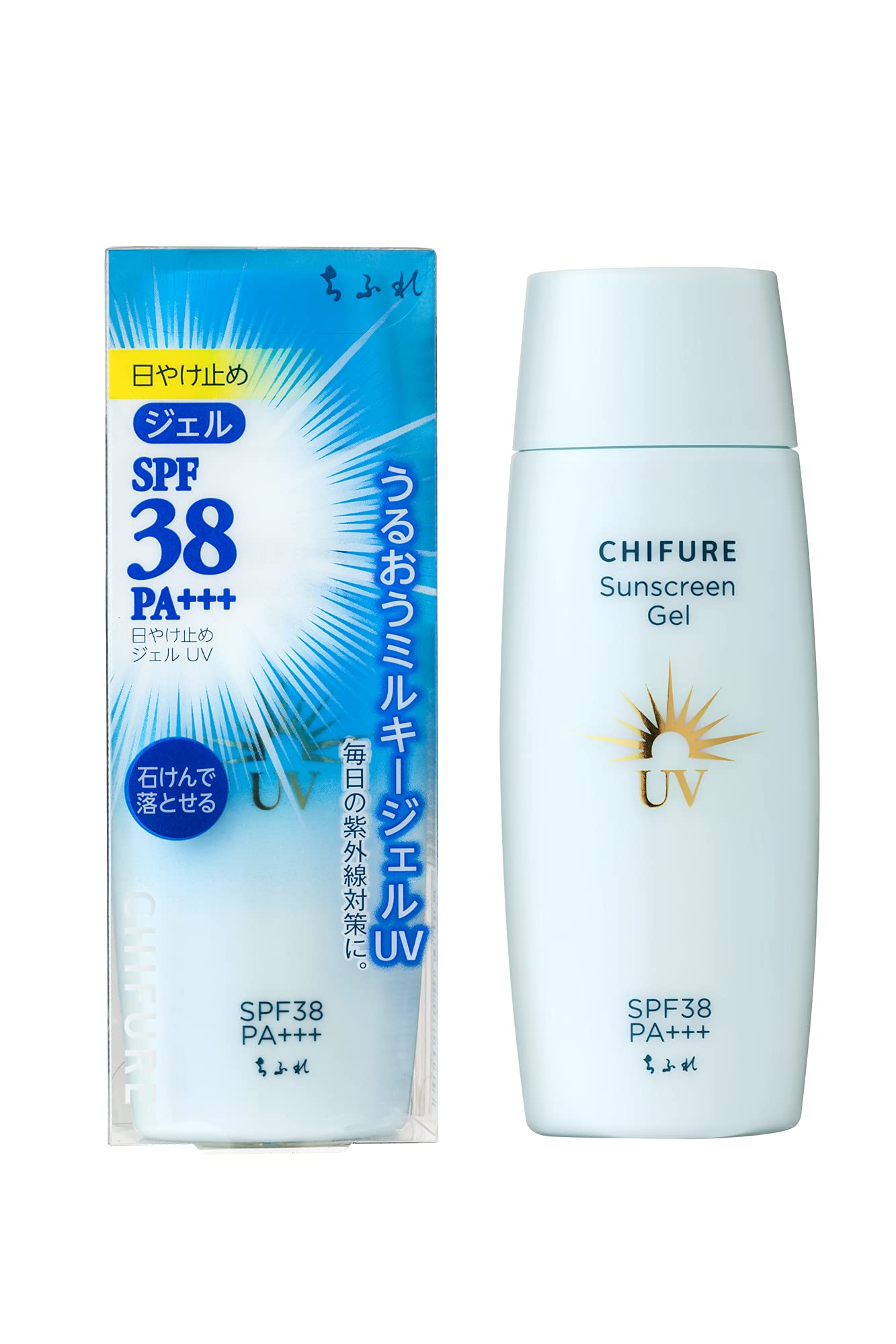 치후레 선크림 UV 젤 80mL SPF38 PA+++ 메이크업베이스
