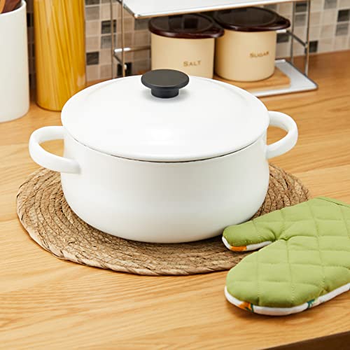 노다호로 루크 캐세롤 LK-25T 25cm 깊은형 법랑 양수냄비 가스IH겸용 이미지 5