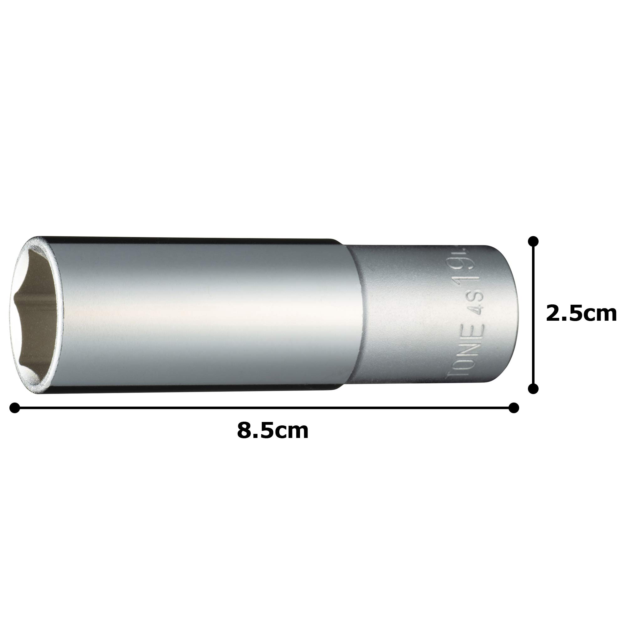 토네 HP4S-19L 6각 딥소켓 12.7mm 19mm 이미지 5