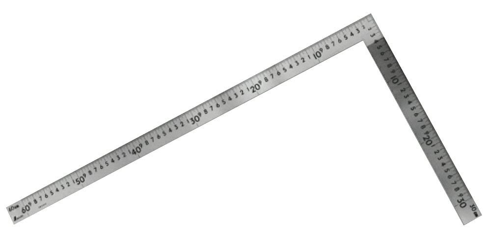신와 중금 보급형 직각자 스텐 63412 60cm 측정자