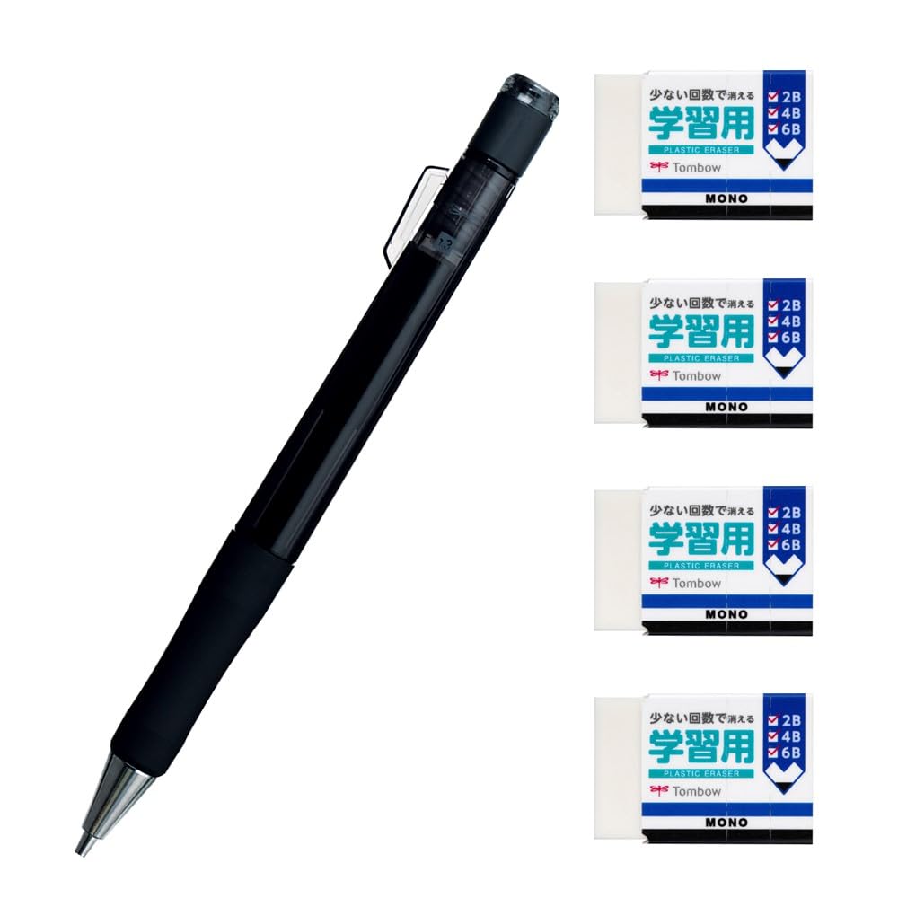 톰보 모노워크 스모크 DPB-151B 1.3mm 샤프 지우개 세트