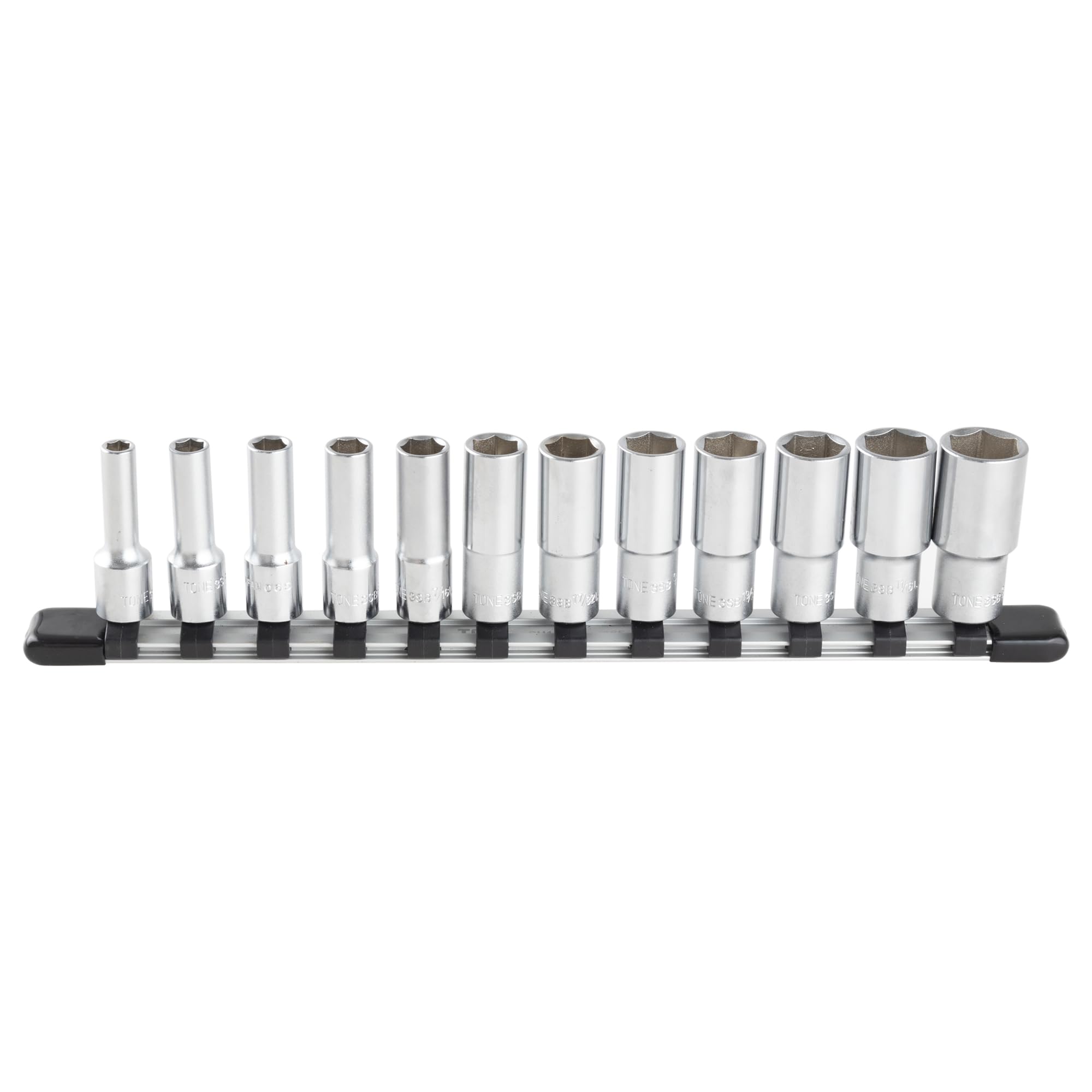 토네 HSBL312 6각 9.5mm 인치 딥소켓 세트 12점 홀더포함