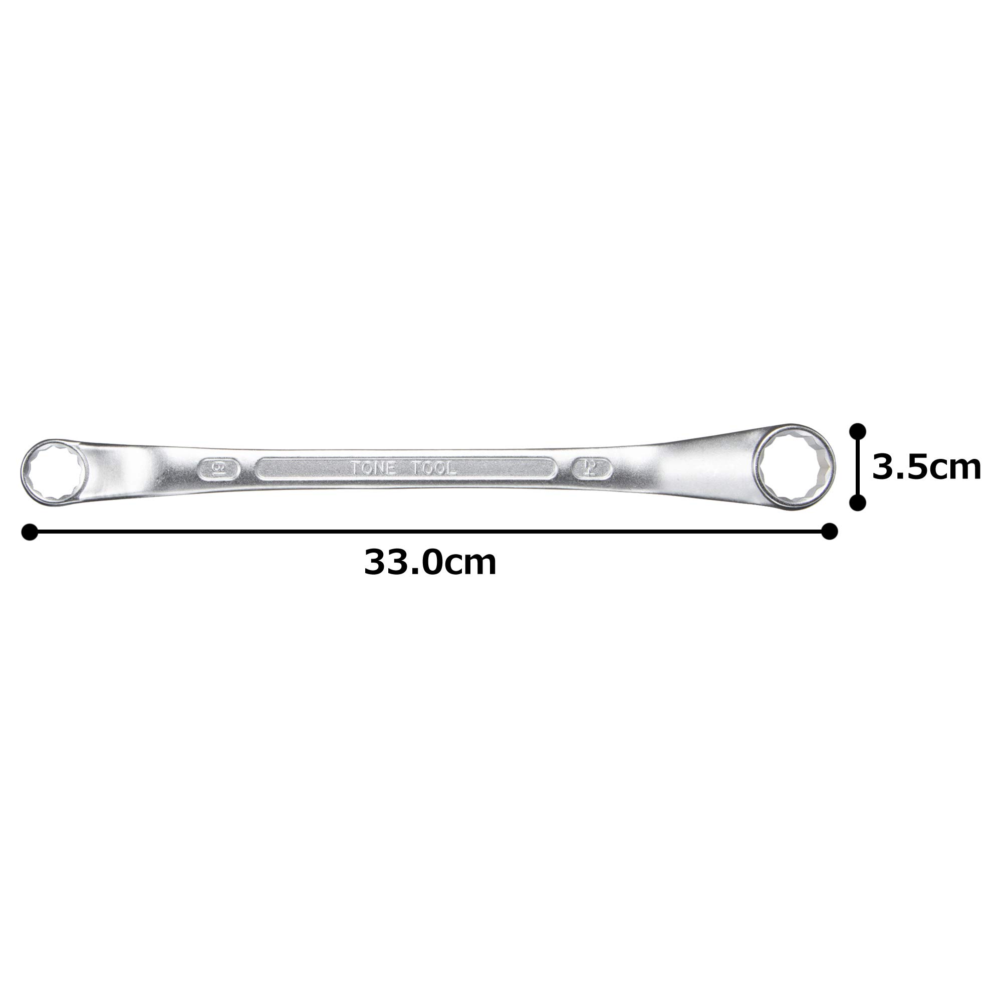 토네 M45-1924 19x24mm 45도 롱 옵셋렌치 이미지 6
