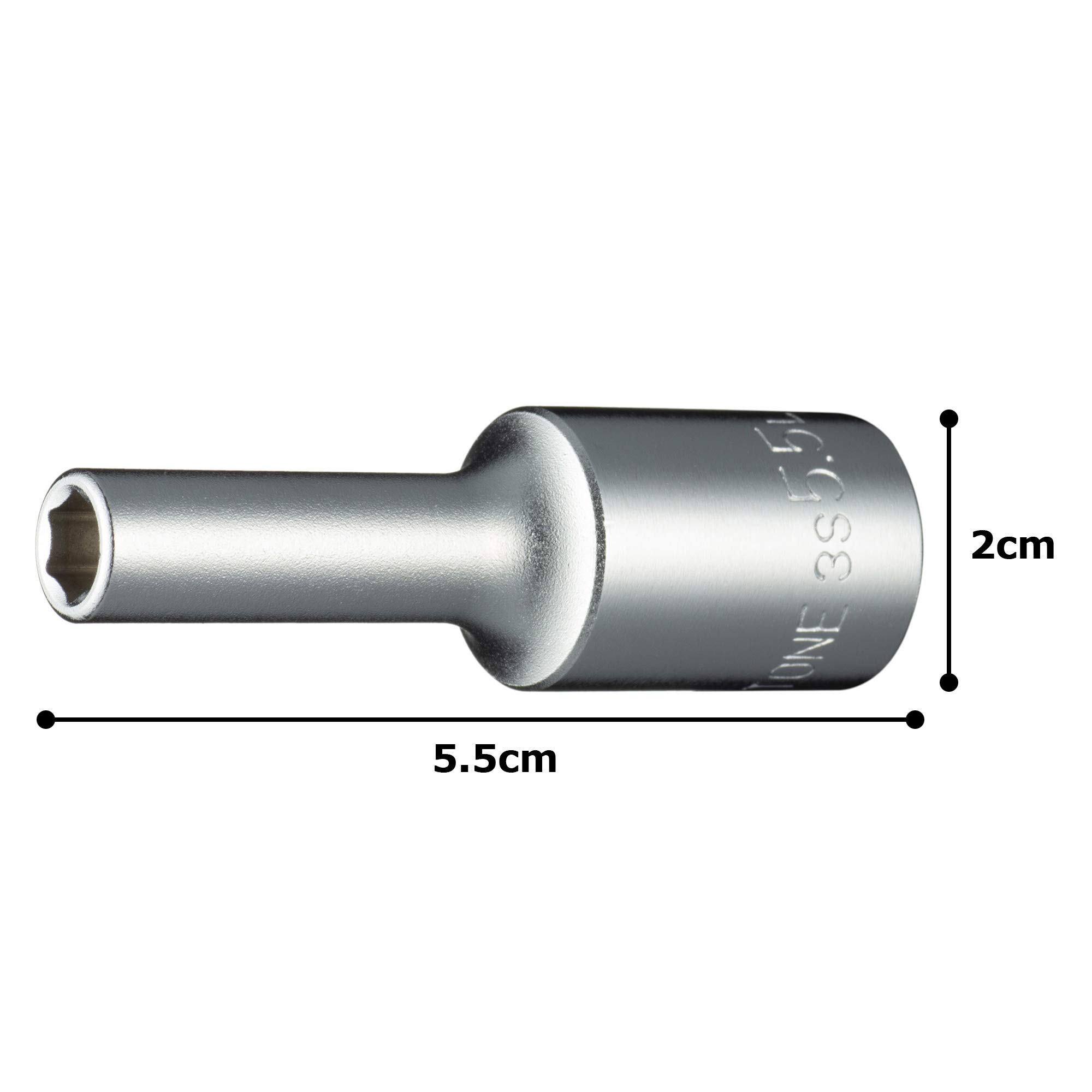 토네 HP3S-5.5L 6각 딥소켓 9.5mm 5.5mm 이미지 5