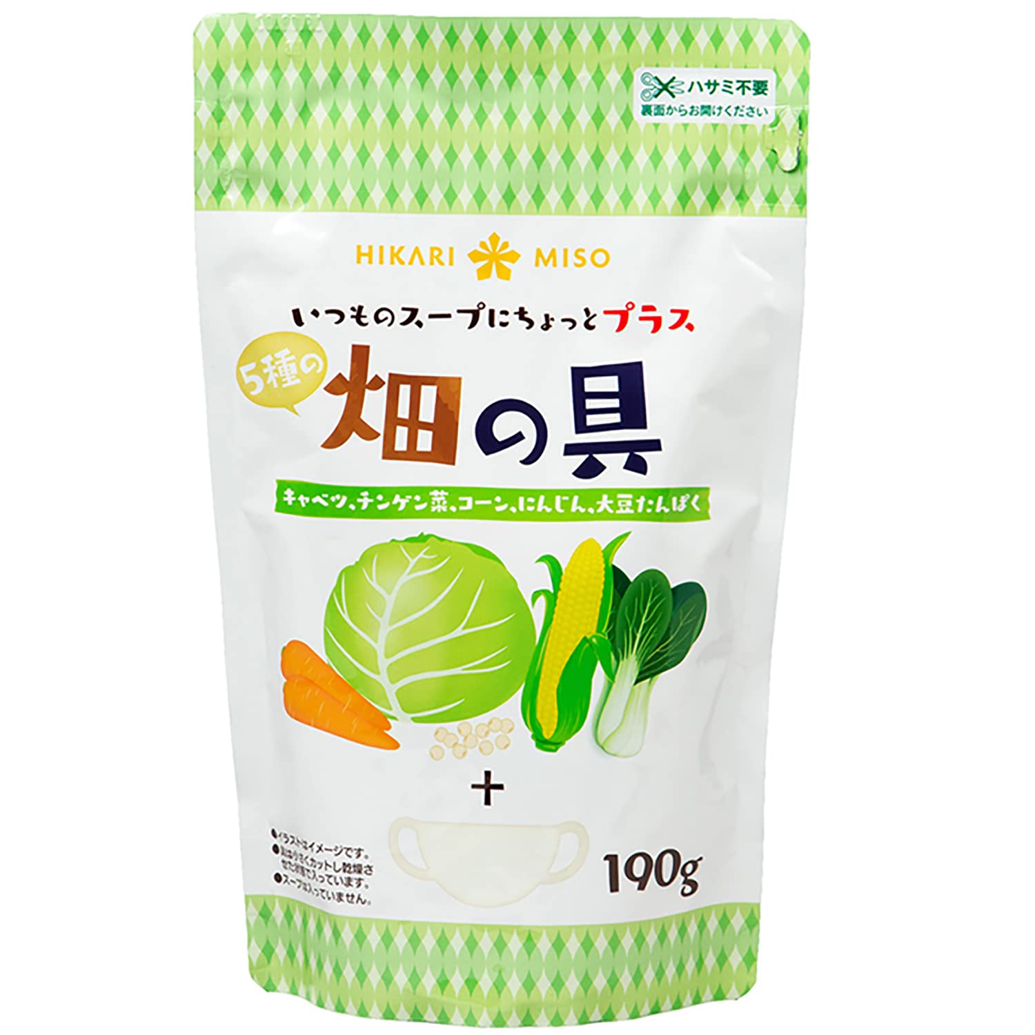 히카리미소 밭의재료 190g 건조채소 믹스 1봉지