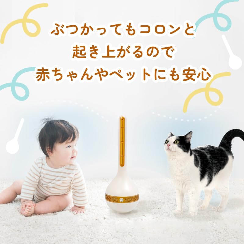 산코 THANKO 넘어지지 않는 탁상용 선풍기 GURBLWSIV 이미지 4