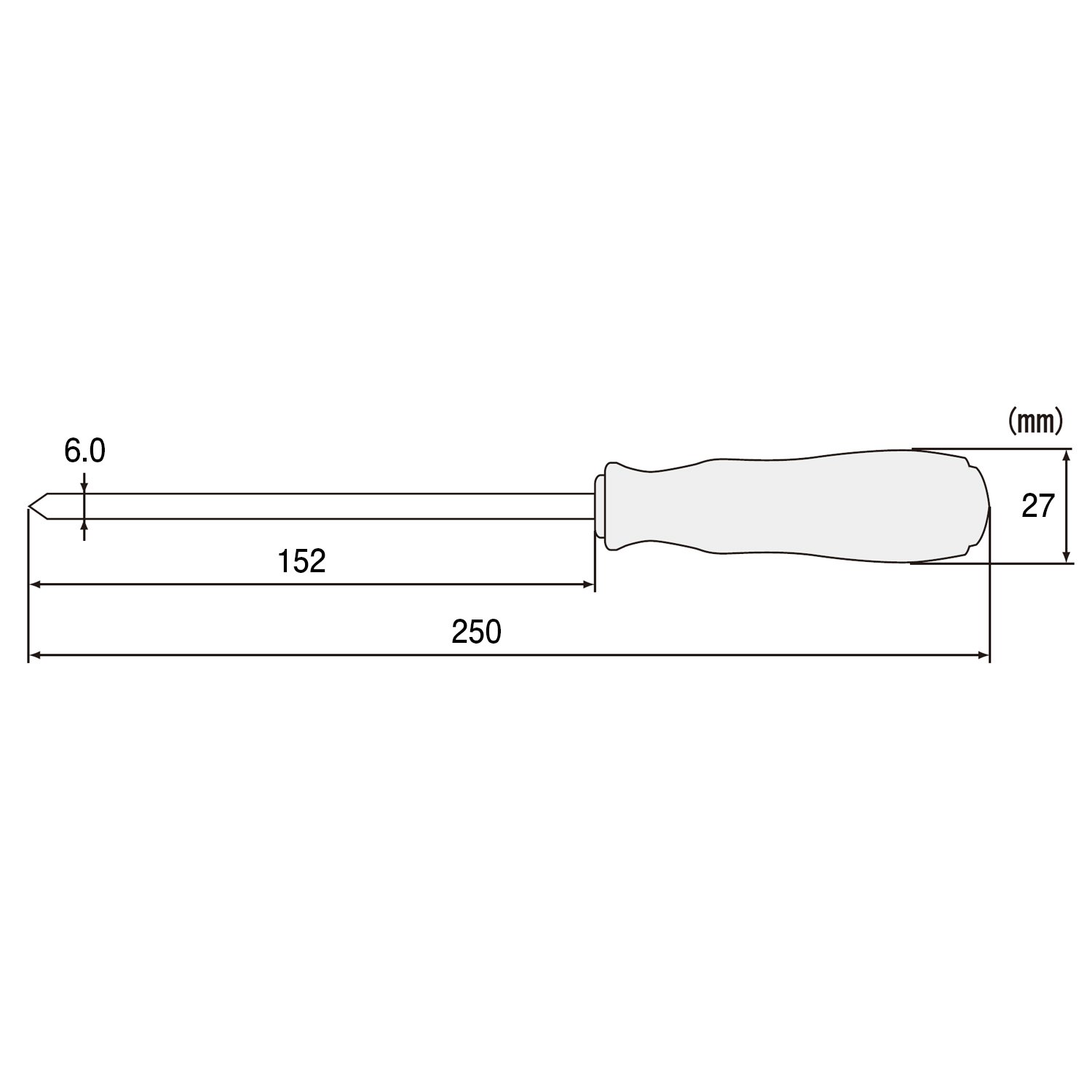 엔지니어 DI-02 강력 관통 십자 드라이버 152mm 이미지 4