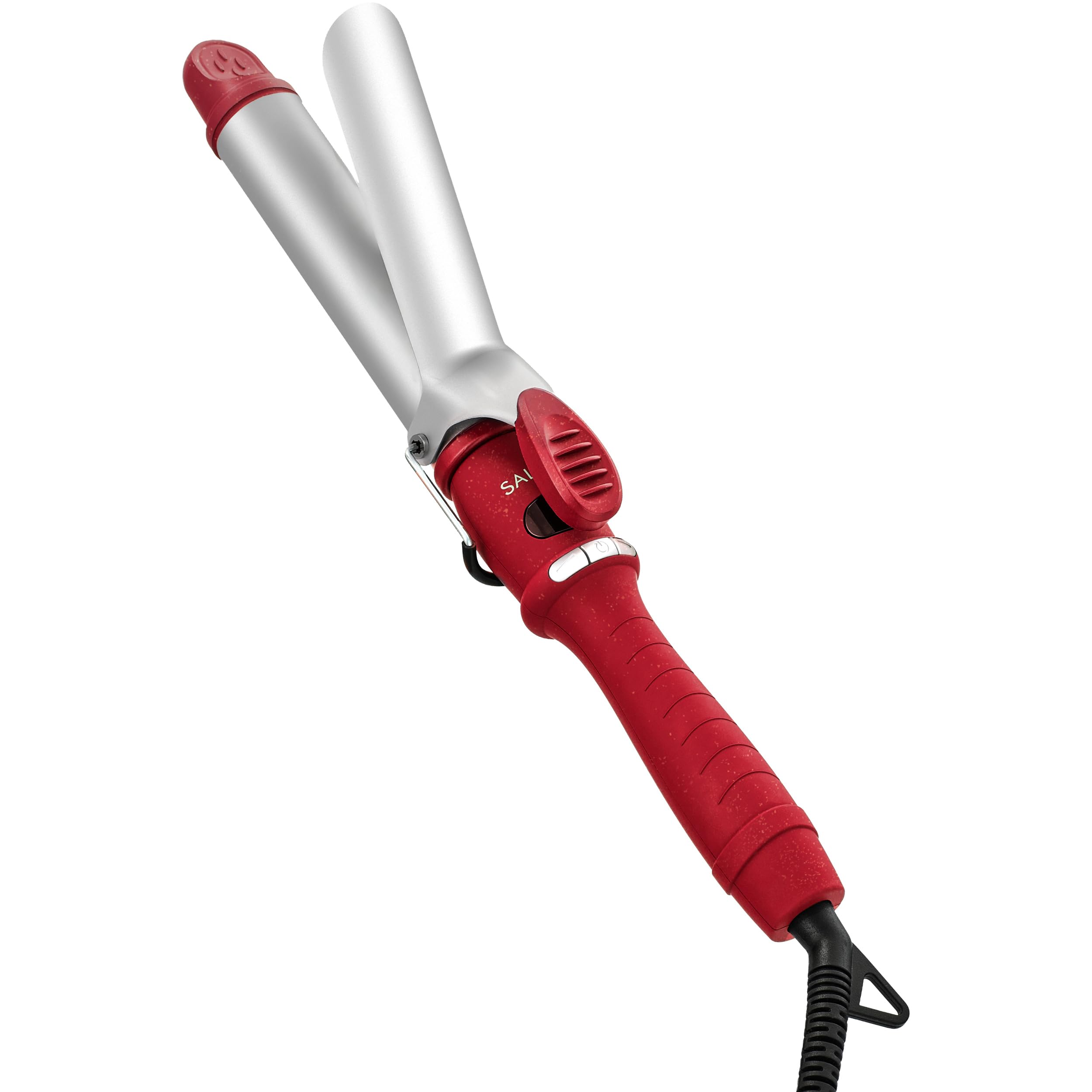 살로니아 세라믹 컬 헤어아이론 샴페인레드 SAL25127XR 32mm 【컬】샴페인레드