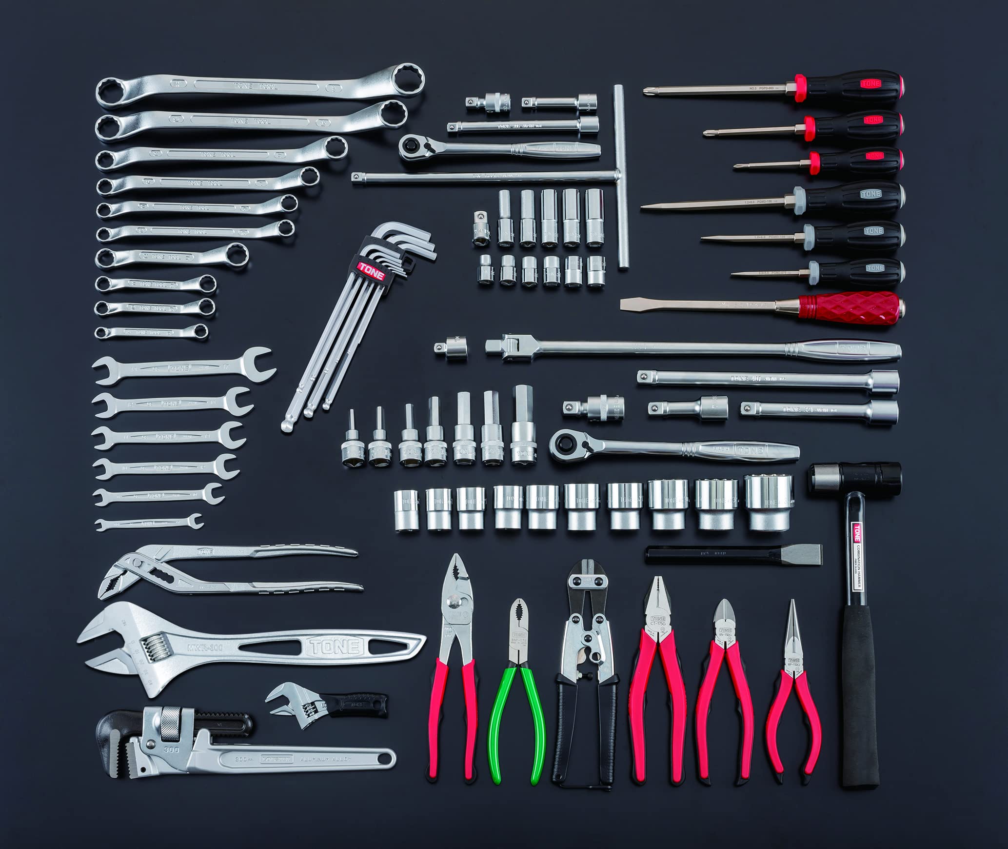 토네 실버 TSXT95022SV 91점 툴세트 9.5/12.7mm 이미지 3