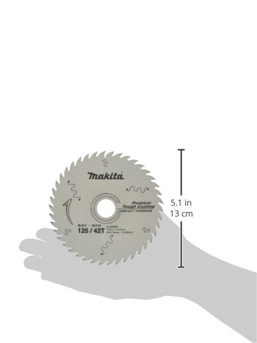 마키타 프리미엄 터프 코팅 A-50500 125mm 42T 원형톱날 이미지 2