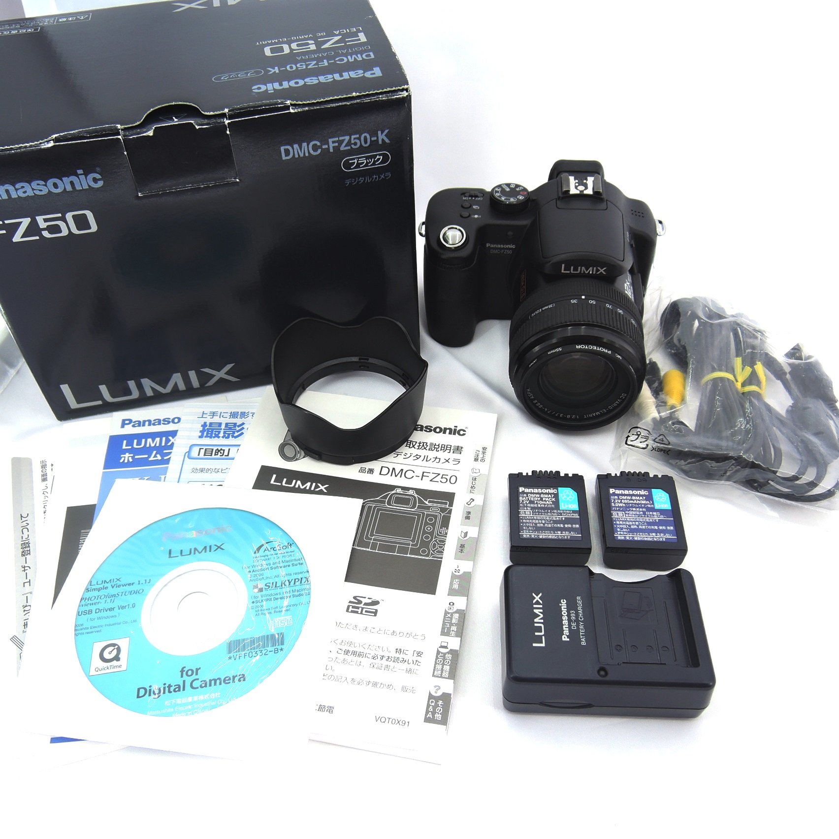 [중고] 파나소닉 루믹스 블랙 DMC-FZ50 하이엔드 디지털카메라 이미지 6