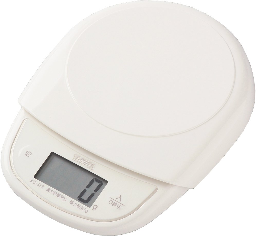 타니타 KD-313-IV 아이보리 3kg 디지털 쿠킹스케일 1g 단위 3kg까지