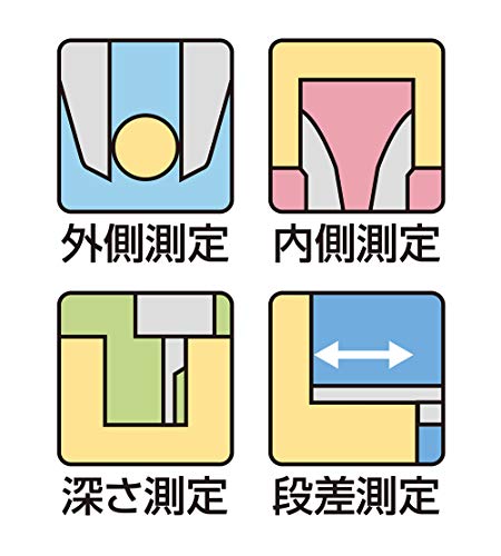 신와 대문자2 19996 200mm 디지털 캘리퍼스 이미지 3