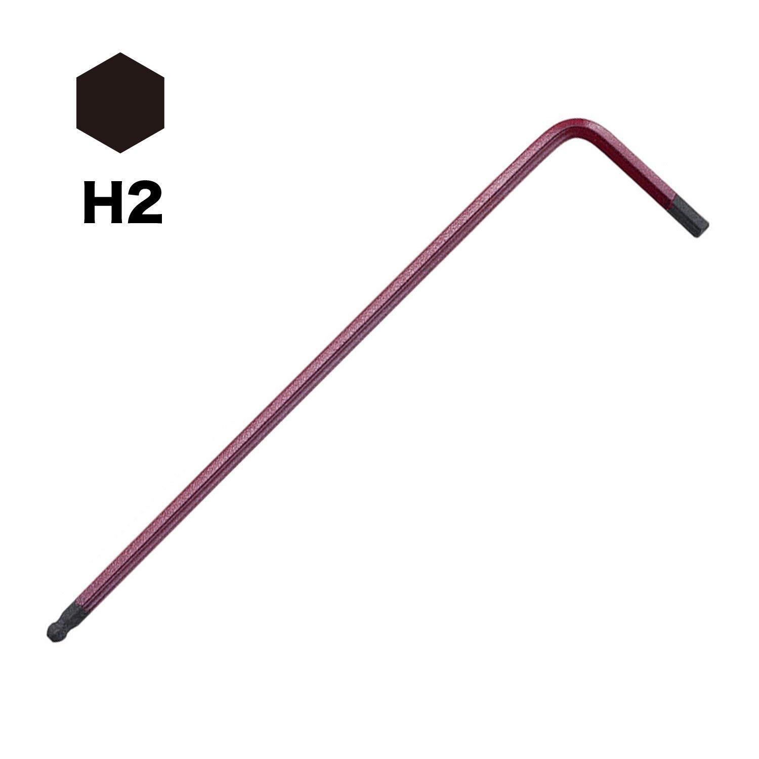베셀 레인볼 2mm 8900BP 블랙 L형 육각렌치 이미지 2