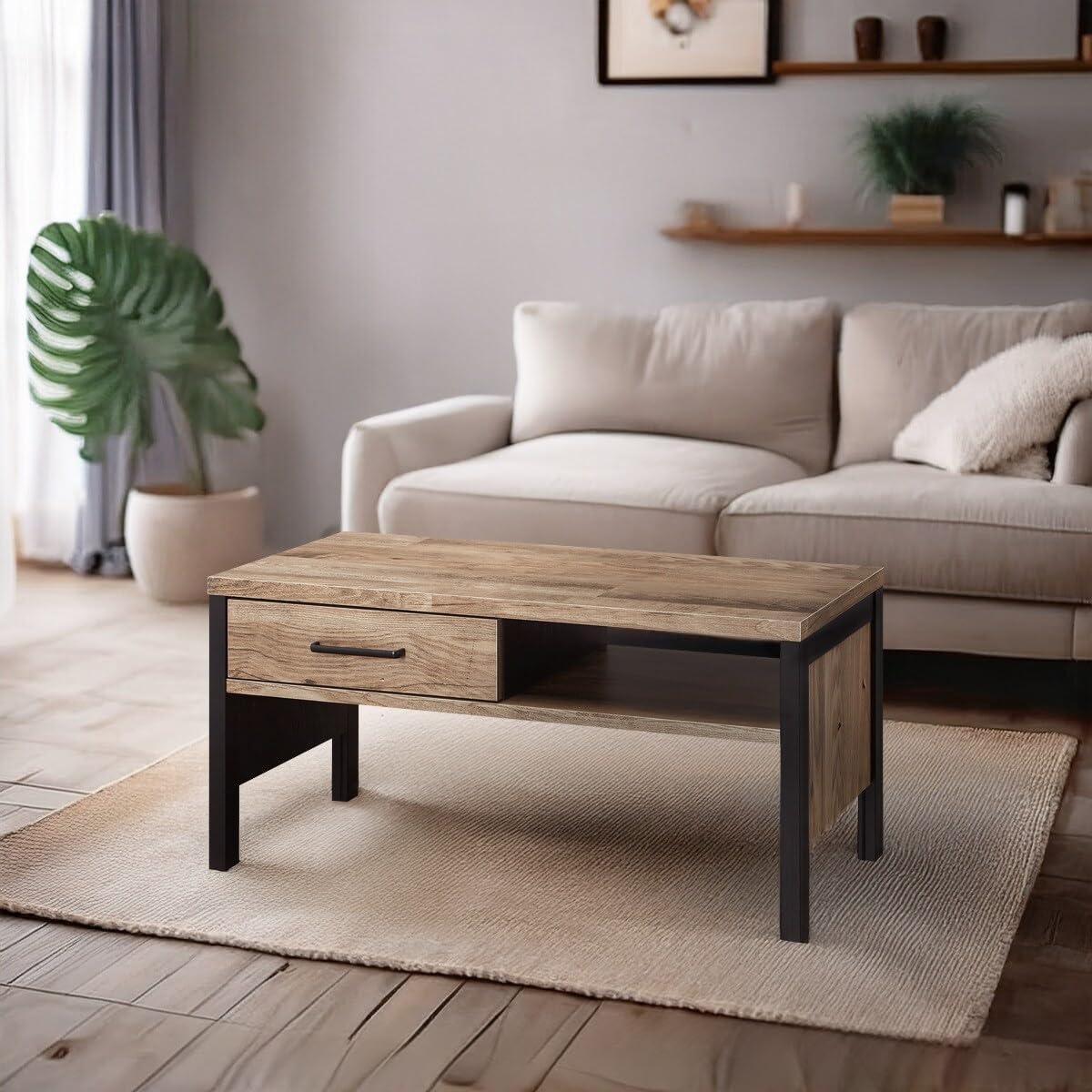 니토리 빈티지 VN001 80x40cm 로우 테이블
