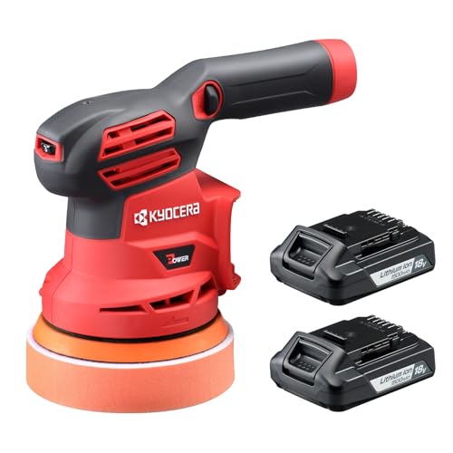 교세라 BRSE-1800L1 18V 충전식 샌더 폴리셔 배터리 2개 세트