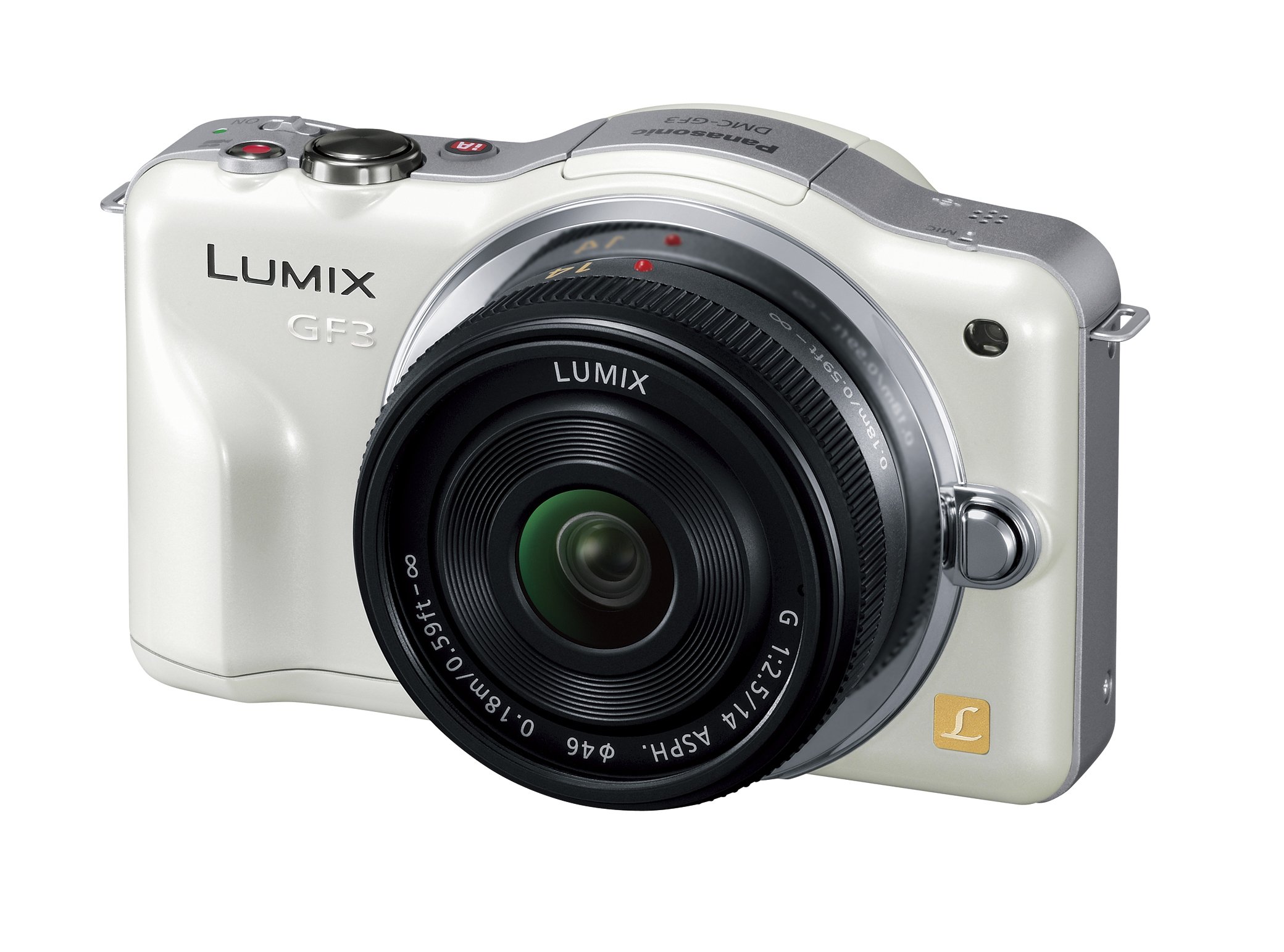 파나소닉 루믹스 쉘화이트 DMC-GF3W-W 미러리스 카메라 이미지 2