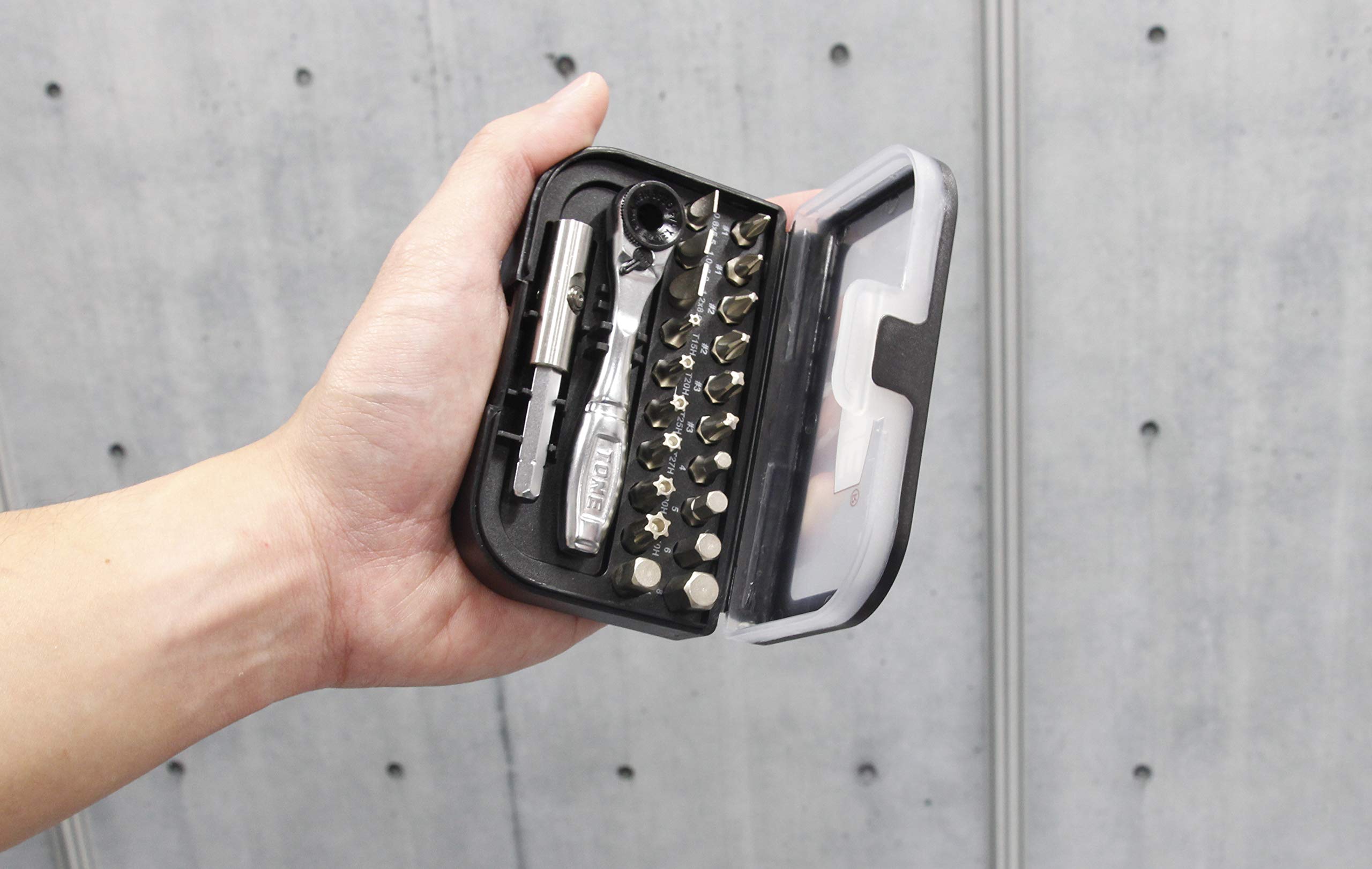 토네 블랙 BRS20 6.35mm 비트 라쳇 세트 22종 이미지 4
