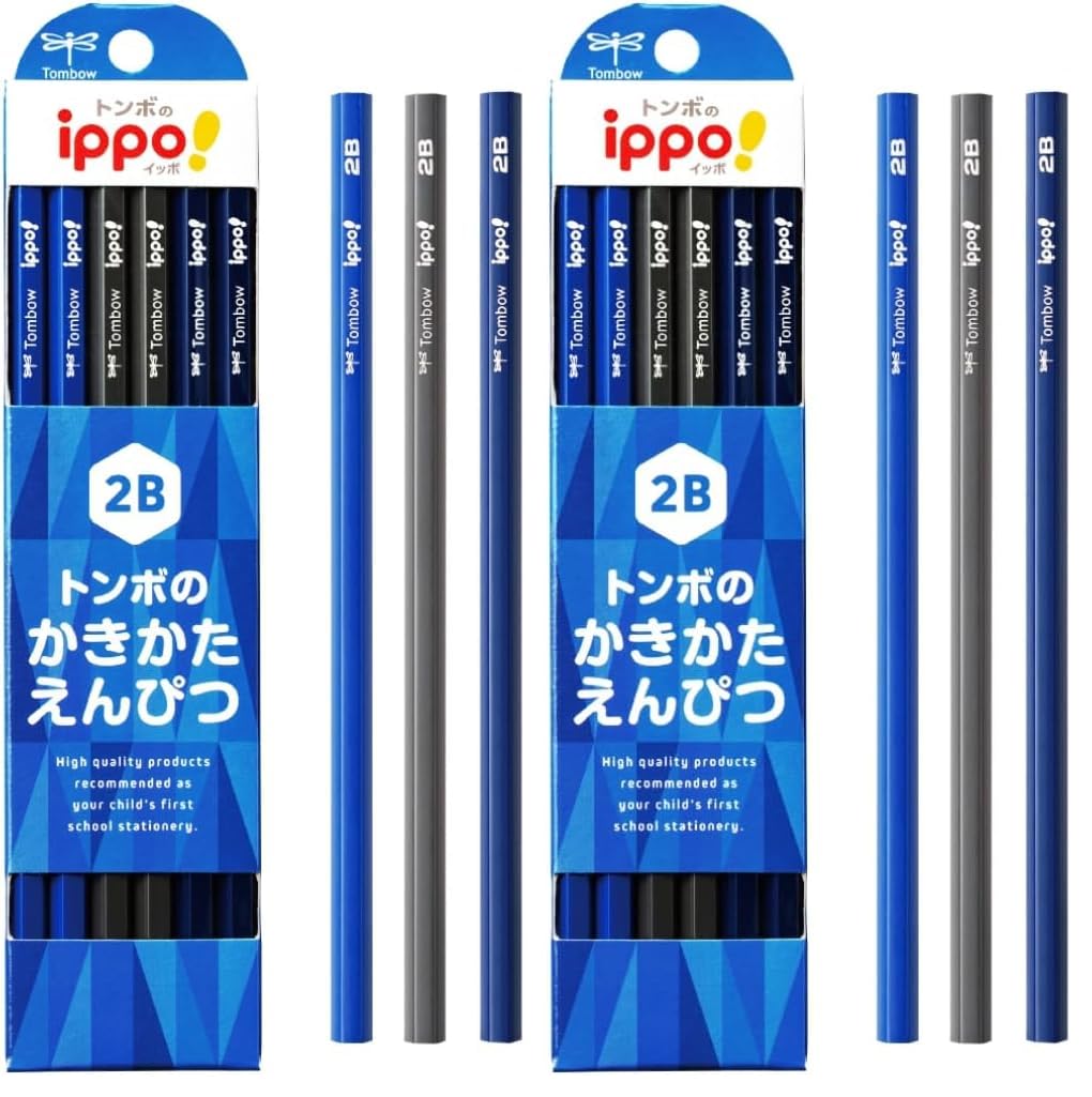 톰보 ippo 플레인 네이비 KB-KPA01-2B 2B 연필 2다스 연필